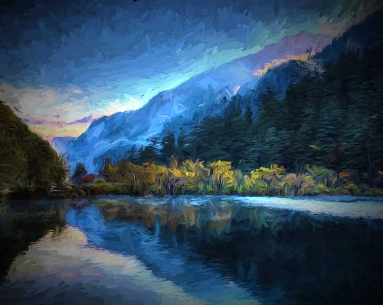 A picture containing mountain, nature, surrounded
Description automatically generated